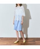 【グレース コンチネンタル/GRACE CONTINENTAL】のレースコンビシャツ ホワイト|ID: prp329100004869407 ipo3291000000036289311