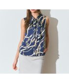 【グレース コンチネンタル/GRACE CONTINENTAL】のチェーンプリントボウタイブラウス ネイビー|ID: prp329100004869419 ipo3291000000036289392