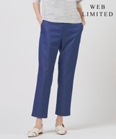 【ジェイ プレス/J.PRESS】の【WEB限定カラーあり】TCシャンブレーサテンST テーパード パンツ 人気、トレンドファッション・服の通販 founy(ファニー) ファッション Fashion レディースファッション Fashion for Women パンツ Pants & Trousers 春 Spring くるぶし Ankle-Length サテン Satin, Glossy Fabric スマート Smart, Elegant テーパード Tapered, Tapered Pants フロント Front, Front Design ワンポイント One Point, Statement Accent S/S・春夏 SS, Spring/Summer, Warm Season 夏 Summer エレガント 上品 Elegant |ID:prp329100004869423