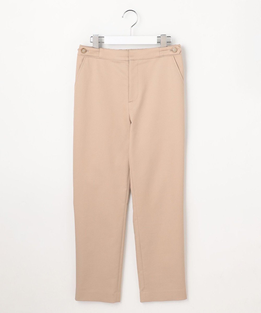 【ジェイ プレス/J.PRESS】の【WEB限定カラーあり】TCシャンブレーサテンST テーパード パンツ インテリア・キッズ・メンズ・レディースファッション・服の通販 founy(ファニー) 　ファッション　Fashion　レディースファッション　Fashion for Women　パンツ　Pants & Trousers　春　Spring　くるぶし　Ankle-Length　サテン　Satin, Glossy Fabric　スマート　Smart, Elegant　テーパード　Tapered, Tapered Pants　フロント　Front, Front Design　ワンポイント　One Point, Statement Accent　S/S・春夏　SS, Spring/Summer, Warm Season　夏　Summer　エレガント 上品　Elegant　【WEB限定】ベージュ系|ID: prp329100004869423 ipo3291000000036289432