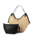 【アンビリオン/UNBILLION】のカシュカシュ cachecache / フェイクレザーショルダーバッグ付雑材風トート 人気、トレンドファッション・服の通販 founy(ファニー) ファッション Fashion レディースファッション Fashion for Women バッグ Bags インナー Innerwear 春 Spring カラフル Colorful Design 軽量 Lightweight, Ultra Light ハンド Hand, Handmade バランス Balance, Style Balance ミックス Mix, Mixed Style モチーフ Motif, Design Theme リゾート Resort, Vacation Style S/S・春夏 SS, Spring/Summer, Warm Season 再入荷 Restock / Back in Stock 夏 Summer 旅行 Travel thumbnail ブラックミックス|ID: prp329100004869424 ipo3291000000036289441