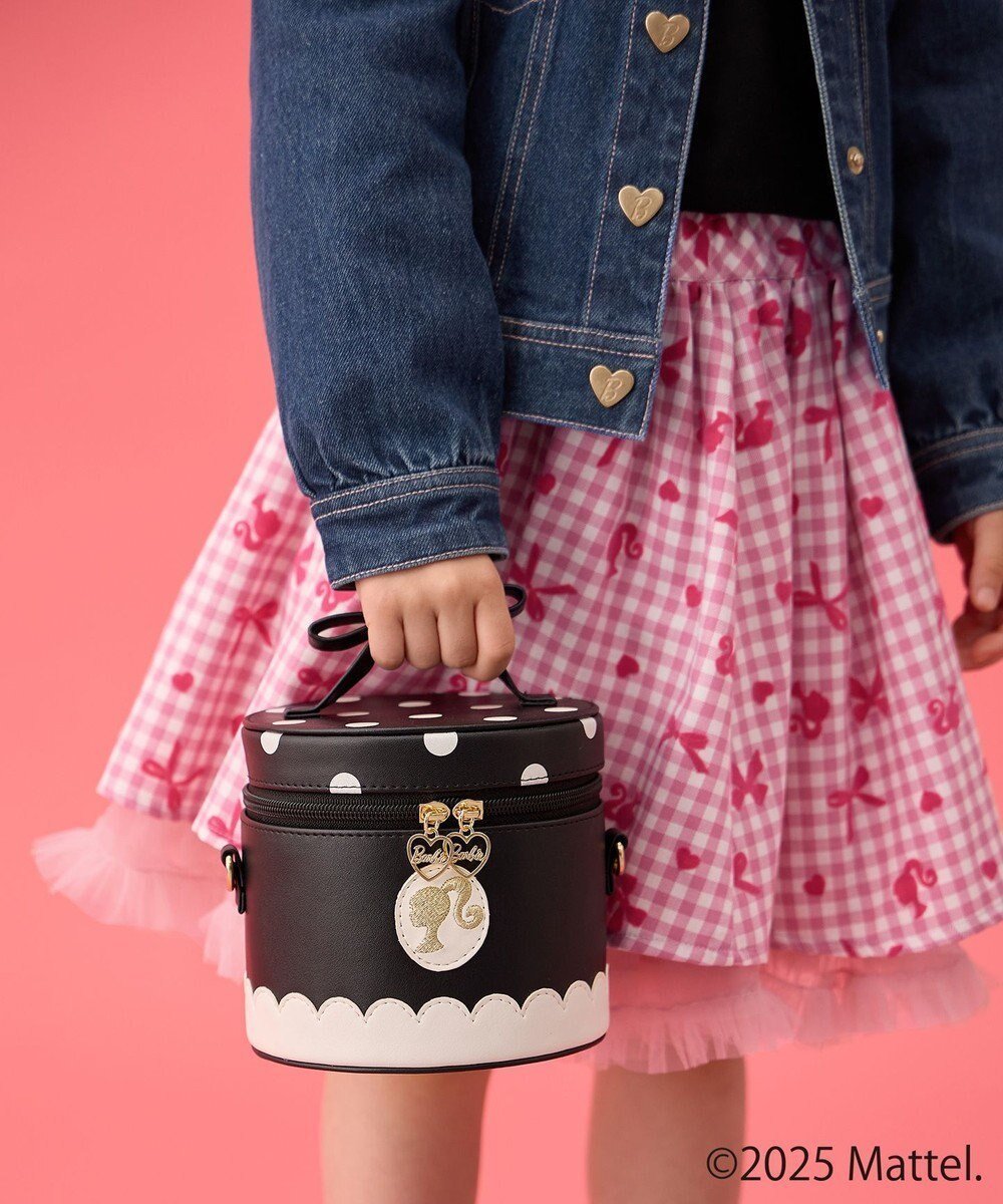 【エニィ/ANY / KIDS】の【Barbie(TM)】バニティポシェット 人気、トレンドファッション・服の通販 founy(ファニー) 　ファッション　Fashion　キッズファッション　Fashion for Kids　ショルダー　Shoulder, Shoulder Strap　ジャケット　Jacket, Outerwear　スマホ　Smartphone, Mobile Device　チャーム　Charm, Pendant　デニム　Denim, Jeans Material　ポケット　Pocket, Pocket Detail　ポーチ　Pouch, Small Case　帽子　Hat, Headwear　モチーフ　Motif, Design Theme　ラウンド　Round, Round Neck　リボン　Ribbon, Bow　 other-1|ID: prp329100004869589 ipo3291000000036293139