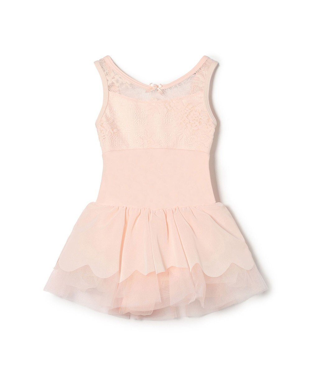 【チャコット/Chacott / KIDS】のスカート付レオタード インテリア・キッズ・メンズ・レディースファッション・服の通販 founy(ファニー) 　ファッション　Fashion　キッズファッション　Fashion for Kids　エレガント 上品　Elegant　スカラップ　Scallop, Scalloped Edge　ストレッチ　Stretch, Stretchy Fabric　チェック　Check, Plaid, Tartan　パール　Pearl, Pearl Accent　リボン　Ribbon, Bow　レース　Lace, Lace Fabric　人気　Popular, Best Seller　ロイヤルピンク|ID: prp329100004869596 ipo3291000000036293171