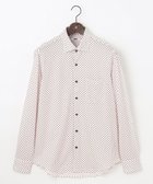 【ジョセフ アブード/JOSEPH ABBOUD / MEN】の【綿100%・ストレッチ・イージーケア】コンフォートジャージー プリント シャツ ワイン系5|ID: prp329100004869599 ipo3291000000036293178