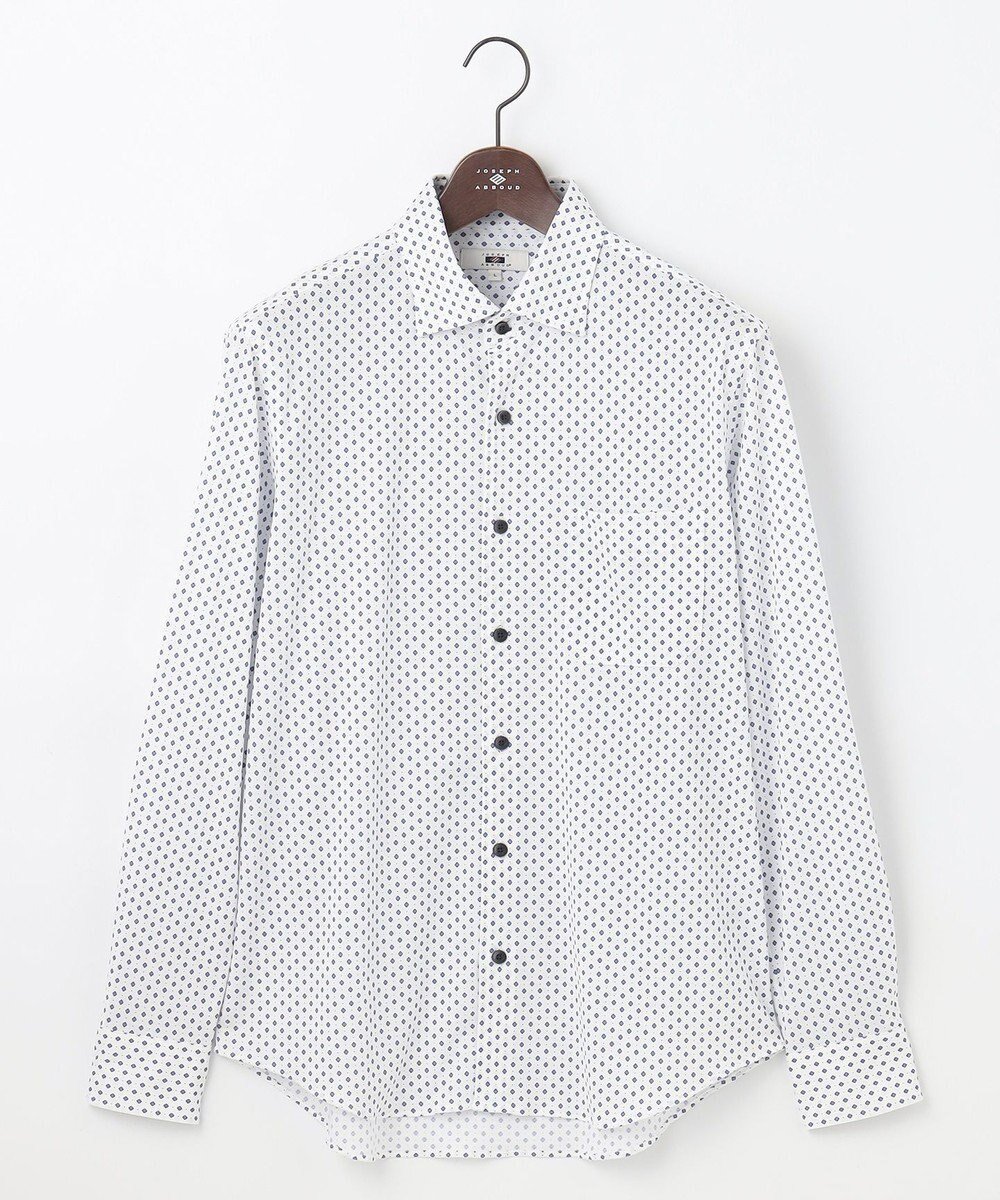 【ジョセフ アブード/JOSEPH ABBOUD / MEN】の【綿100%・ストレッチ・イージーケア】コンフォートジャージー プリント シャツ インテリア・キッズ・メンズ・レディースファッション・服の通販 founy(ファニー) 　ファッション　Fashion　メンズファッション　Fashion for Men　トップス・カットソー　Cut & Sew Tops　メンズシャツ　Shirts　ジャケット　Jacket, Outerwear　ストレッチ　Stretch, Stretchy Fabric　プリント　Print, Printed Pattern　夏　Summer　S/S・春夏　SS, Spring/Summer, Warm Season　A/W・秋冬　Autumn/Winter　サックスブルー系5|ID: prp329100004869599 ipo3291000000036293179