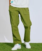 【ピーダブリュサーキュラス/PW CIRCULUS / MEN】の【撥水加工/ ストレッチ】【MEN】ベルト付 ワイドカーゴパンツ ゴルフ カーキ系|ID: prp329100004869606 ipo3291000000036293213