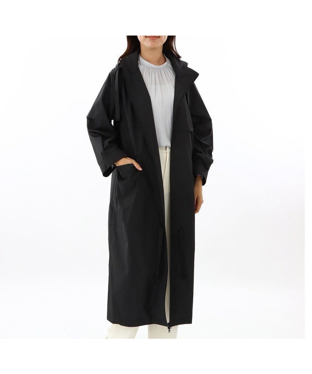 【アウロラ/AURORA】のBeaurance(ビューランス)レインコート インテリア・キッズ・メンズ・レディースファッション・服の通販 founy(ファニー) 　ファッション　Fashion　レディースファッション　Fashion for Women　アウター　Coat / Outerwear Collection　コート・ロングコート・ピーコート　Long Coats, Peacoats & More　ポンチョ・ケープコート　Ponchos & Capes　スポーティ　Sporty, Casual Athletic　フロント　Front, Front Design　ポケット　Pocket, Pocket Detail　ポンチョ　Poncho, Cape Style　ロング　Long, Long-Length　ワイド　Wide, Wide Fit　ブラック|ID: prp329100004869625 ipo3291000000036293318