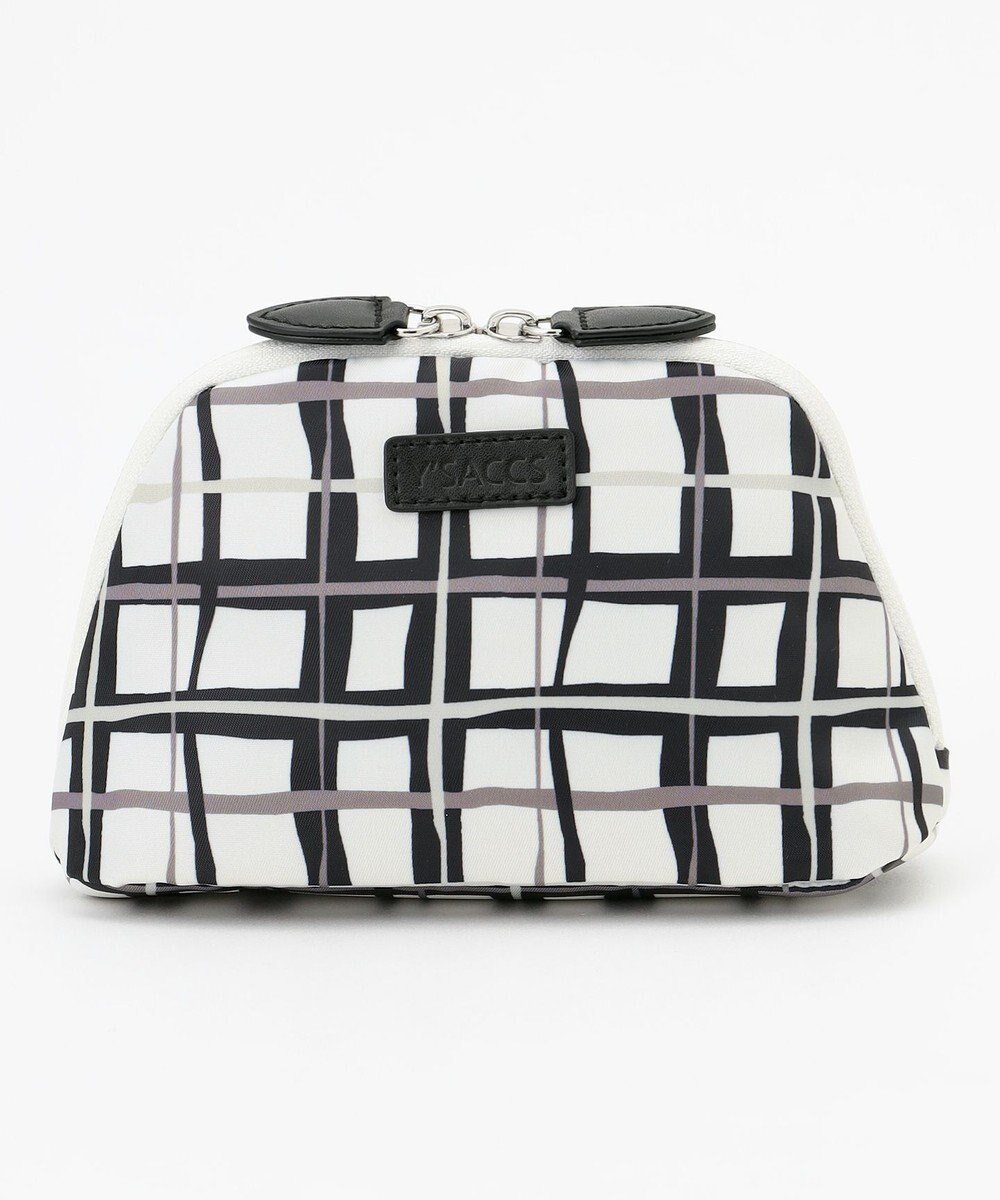 【イザック/Y'SACCS】の総柄プリントハーフムーンポーチ インテリア・キッズ・メンズ・レディースファッション・服の通販 founy(ファニー) 　ファッション　Fashion　レディースファッション　Fashion for Women　ミニ財布・二つ折り財布　Wallets & Card Cases　ポーチ&ミニバッグ　Pouches & Mini Bags　おすすめ　Recommended / Our Picks　コンビ　Combo, Combination Style　スマート　Smart, Elegant　ダブル　Double, Double-Breasted　プリント　Print, Printed Pattern　ポケット　Pocket, Pocket Detail　ポーチ　Pouch, Small Case　財布　Wallet, Purse　ブラック|ID: prp329100004869633 ipo3291000000036293354