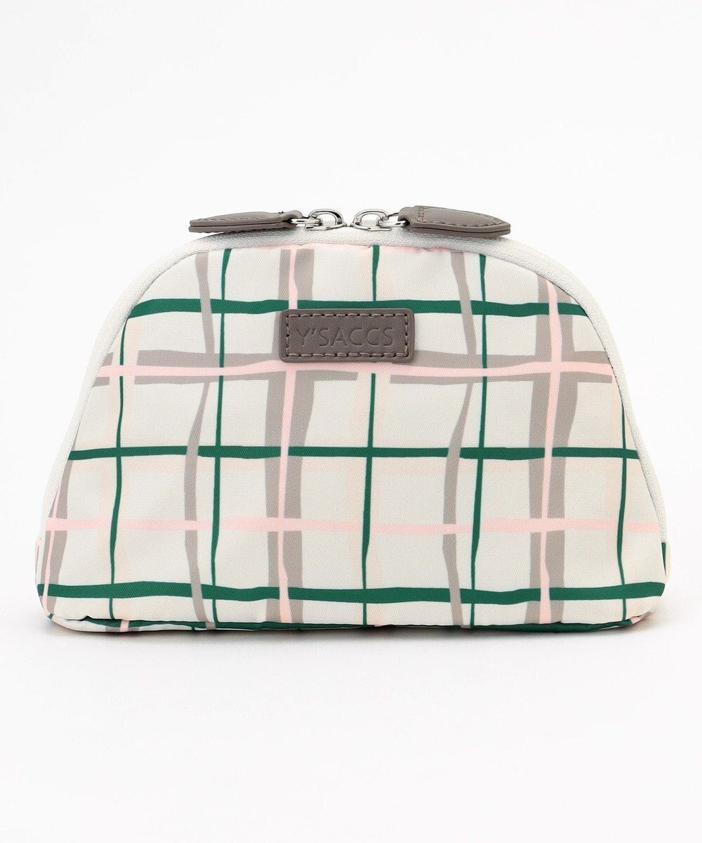 【イザック/Y'SACCS】の総柄プリントハーフムーンポーチ インテリア・キッズ・メンズ・レディースファッション・服の通販 founy(ファニー) 　ファッション　Fashion　レディースファッション　Fashion for Women　ミニ財布・二つ折り財布　Wallets & Card Cases　ポーチ&ミニバッグ　Pouches & Mini Bags　おすすめ　Recommended / Our Picks　コンビ　Combo, Combination Style　スマート　Smart, Elegant　ダブル　Double, Double-Breasted　プリント　Print, Printed Pattern　ポケット　Pocket, Pocket Detail　ポーチ　Pouch, Small Case　財布　Wallet, Purse　グレージュ|ID: prp329100004869633 ipo3291000000036293356