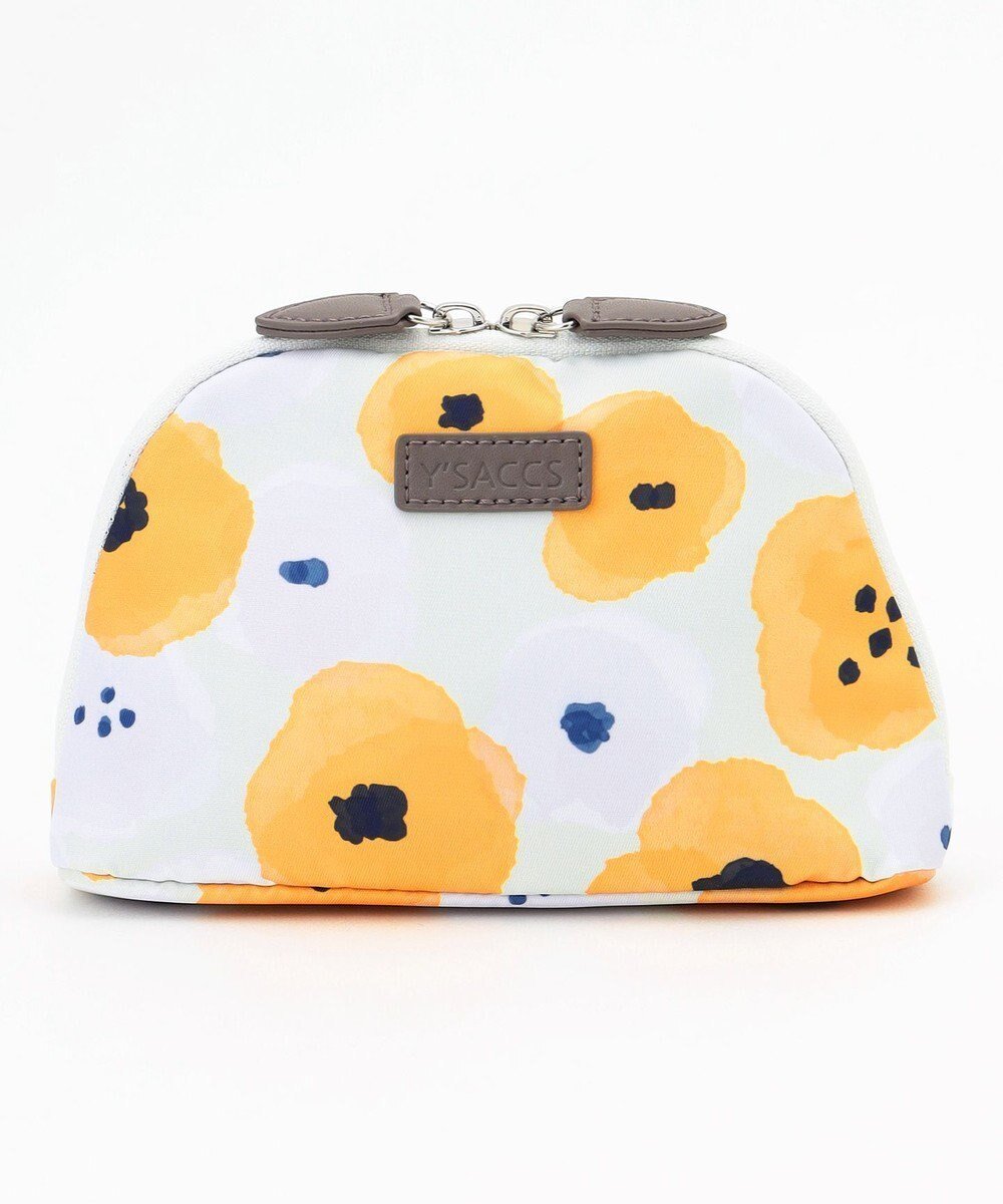 【イザック/Y'SACCS】の総柄プリントハーフムーンポーチ インテリア・キッズ・メンズ・レディースファッション・服の通販 founy(ファニー) 　ファッション　Fashion　レディースファッション　Fashion for Women　ミニ財布・二つ折り財布　Wallets & Card Cases　ポーチ&ミニバッグ　Pouches & Mini Bags　おすすめ　Recommended / Our Picks　コンビ　Combo, Combination Style　スマート　Smart, Elegant　ダブル　Double, Double-Breasted　プリント　Print, Printed Pattern　ポケット　Pocket, Pocket Detail　ポーチ　Pouch, Small Case　財布　Wallet, Purse　イエロー|ID: prp329100004869633 ipo3291000000036293357