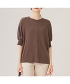 【自由区/JIYU-KU】の【カタログ掲載・洗える】ドルマンスリーブ カットソー セピア|ID: prp329100004869634 ipo3291000000036293366