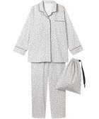 【ワコール 睡眠科学/wacoal suimin】のパジャマ 長袖 長ズボン 綿100%(本体) サテン 【睡眠科学×mintdesigns】 レディース YDX605 睡眠科学/ワコール アイボリー|ID: prp329100004869636 ipo3291000000036293382