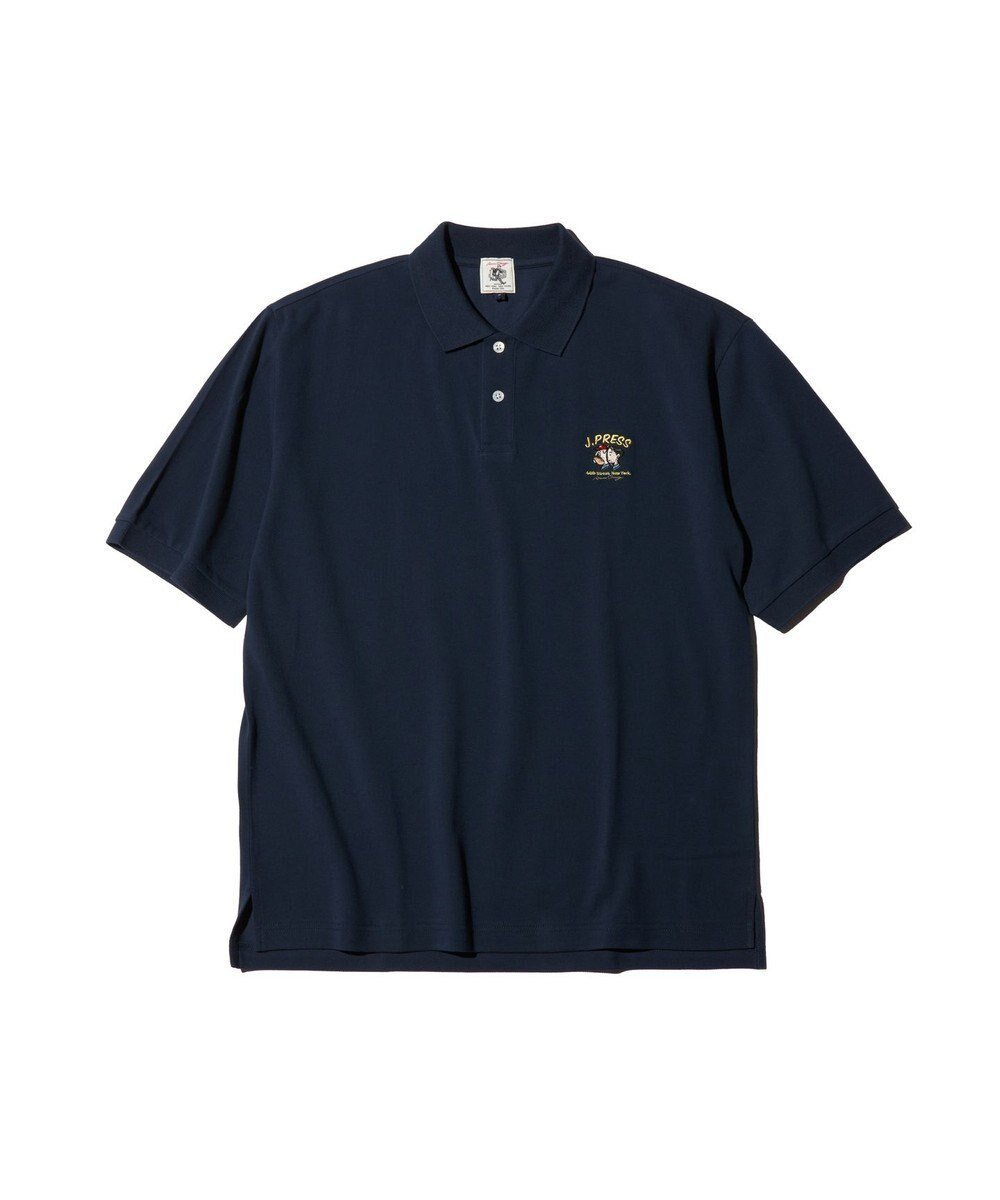 【ジェイ プレス/J.PRESS / MEN】の【AaronChang】【UNISEX】カノコ ポロシャツ インテリア・キッズ・メンズ・レディースファッション・服の通販 founy(ファニー) 　ファッション　Fashion　レディースファッション　Fashion for Women　トップス・カットソー　Cut & Sew Tops　シャツ・ブラウス・オフィスカジュアル　Elegant Blouses & Button-Ups　ポロシャツ・きれいめカジュアル　Smart-Casual Polo Tops　アイビー　Ivy Pattern　インド　Indian Textile　インナー　Innerwear　春　Spring　グラフィック　Graphic, Graphic Design　ショーツ　Shorts, Short Pants　シンプル　Simple, Minimal　ジャケット　Jacket, Outerwear　スラックス　Slacks, Dress Pants　デニム　Denim, Jeans Material　ポロシャツ　Polo Shirt, Collared Tee　ユニセックス　Unisex, Genderless　リラックス　Relax, Relaxed Fit　ワンポイント　One Point, Statement Accent　S/S・春夏　SS, Spring/Summer, Warm Season　おすすめ　Recommended / Our Picks　夏　Summer　エレガント 上品　Elegant　ネイビー系|ID: prp329100004869639 ipo3291000000036293392
