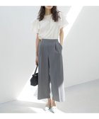 【組曲/KUMIKYOKU】の【WEB限定】ジョーゼットジャージーワイド パンツ グレー系|ID: prp329100004869640 ipo3291000000036293397