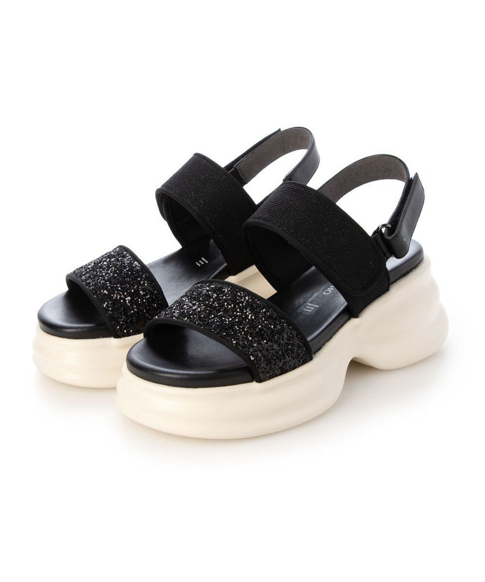 【モード エ ジャコモ/MODE ET JACOMO】のMODE ET JACOMO ボリュームソールグリッターサンダル インテリア・キッズ・メンズ・レディースファッション・服の通販 founy(ファニー) ファッション Fashion レディースファッション Fashion for Women 春 Spring クール Cool, Chic グリッター Glitter, Sparkle サンダル Sandals, Summer Shoes シューズ Shoes, Footwear S/S・春夏 SS, Spring/Summer, Warm Season 夏 Summer ブラックメタリック|ID: prp329100004869643 ipo3291000000036293417
