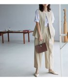 【組曲/KUMIKYOKU】のスーパーライトストレッチ ワイドパンツ ベージュ系|ID: prp329100004869644 ipo3291000000036293423