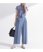 【組曲/KUMIKYOKU】のスーパーライトストレッチ ワイドパンツ スモーキーブルー系|ID: prp329100004869644 ipo3291000000036293424