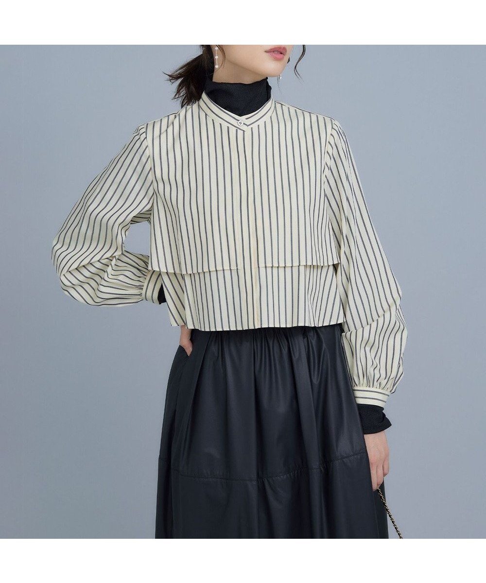 【組曲/KUMIKYOKU】の【WEB限定色あり】フルコーデフリルシャツ 人気、トレンドファッション・服の通販 founy(ファニー) 　ファッション　Fashion　レディースファッション　Fashion for Women　トップス・カットソー　Cut & Sew Tops　シャツ・ブラウス・オフィスカジュアル　Elegant Blouses & Button-Ups　エレガント 上品　Elegant　ドレープ　Drape, Draping Fabric　フォルム　Silhouette, Form　フリル　Frill, Ruffle　リラックス　Relax, Relaxed Fit　A/W・秋冬　Autumn/Winter　 other-1|ID: prp329100004869649 ipo3291000000036293441