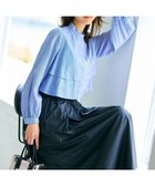 【組曲/KUMIKYOKU】の【WEB限定色あり】フルコーデフリルシャツ ブルーベース系1|ID: prp329100004869649 ipo3291000000036293444