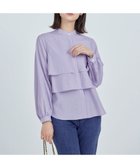 【組曲/KUMIKYOKU】の【WEB限定色あり】フルコーデフリルシャツ 【WEB限定】ブルー×オレンジ系|ID: prp329100004869649 ipo3291000000036293445