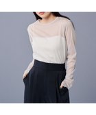 【アンクレイヴ/uncrave】のトリコットシフォン クルーネック カットソー(uncrave STANDARD) アイスグレー|ID: prp329100004869650 ipo3291000000036293451