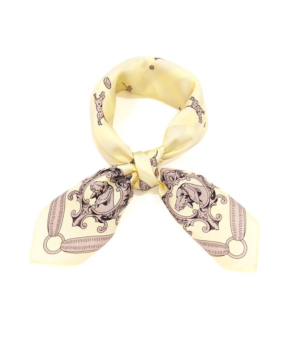 【マルカオリジナル/Marca originals】の【Marcaオリジナル】ドッグ 小判 シルクツイル スカーフ 人気、トレンドファッション・服の通販 founy(ファニー) 　ファッション　Fashion　レディースファッション　Fashion for Women　シルク　Silk, 100% Silk　スカーフ　Scarf, Neckwear　ストール　Stole, Wrap　ハンカチ　Handkerchief, Hanky　バンダナ　Bandana, Head Scarf　プリント　Print, Printed Pattern　おすすめ　Recommended / Our Picks　犬　Dog　 other-1|ID: prp329100004869664 ipo3291000000036293560