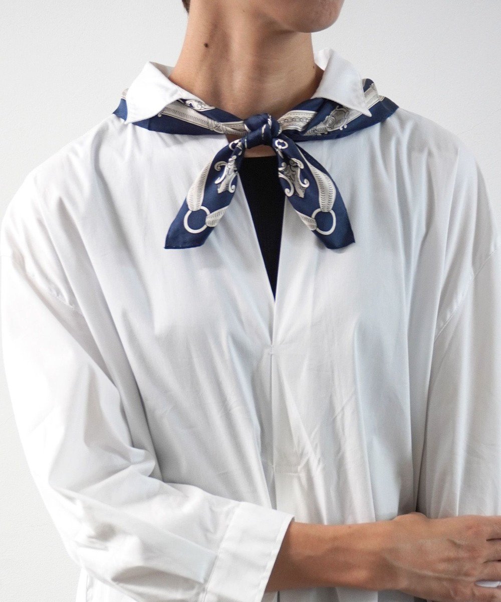 【マルカオリジナル/Marca originals】の【Marcaオリジナル】ドッグ 小判 シルクツイル スカーフ インテリア・キッズ・メンズ・レディースファッション・服の通販 founy(ファニー) 　ファッション　Fashion　レディースファッション　Fashion for Women　シルク　Silk, 100% Silk　スカーフ　Scarf, Neckwear　ストール　Stole, Wrap　ハンカチ　Handkerchief, Hanky　バンダナ　Bandana, Head Scarf　プリント　Print, Printed Pattern　おすすめ　Recommended / Our Picks　犬　Dog　ネイビー|ID: prp329100004869664 ipo3291000000036293562