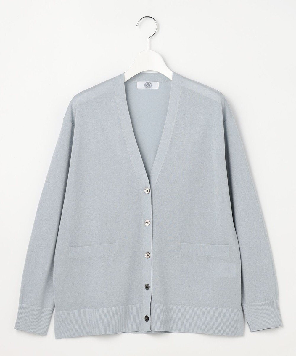 【ジェイ プレス/J.PRESS】のVis/Pe スパーク ニット カーディガン インテリア・キッズ・メンズ・レディースファッション・服の通販 founy(ファニー) 　ファッション　Fashion　レディースファッション　Fashion for Women　トップス・カットソー　Cut & Sew Tops　ニット　Knit Tops & Sweaters　カーディガン・羽織り　Layered Style Cardigans　インナー　Innerwear　春　Spring　カットソー　Cut and Sewn Top　カーディガン　Cardigan, Knitwear　ドレープ　Drape, Draping Fabric　ベーシック　Basic, Essential　S/S・春夏　SS, Spring/Summer, Warm Season　夏　Summer　エレガント 上品　Elegant　グレイッシュブルー系|ID: prp329100004869677 ipo3291000000036293654