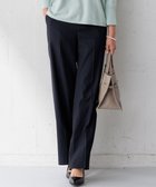 【23区/NIJYUSANKU】の【洗える/セットアップ対応】アイアスマットストレッチ セミワイド パンツ ネイビー系|ID: prp329100004869685 ipo3291000000036293683