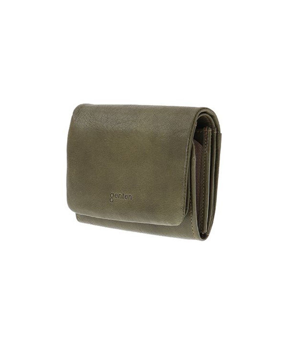 【ゲンテン/genten】のゴートベーシック 二つ折り財布 インテリア・キッズ・メンズ・レディースファッション・服の通販 founy(ファニー) 　ファッション　Fashion　レディースファッション　Fashion for Women　ミニ財布・二つ折り財布　Wallets & Card Cases　タオル　Towel, Bath Towel　財布　Wallet, Purse　カーキ|ID: prp329100004869851 ipo3291000000036294899