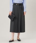 【自由区/JIYU-KU】の【セットアップ対応・接触冷感・洗える】リネンライクシンセティックキュロット パンツ スレート|ID: prp329100004869855 ipo3291000000036294925