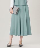 【自由区/JIYU-KU】の【セットアップ対応・接触冷感・洗える】リネンライクシンセティックキュロット パンツ ライトブルー|ID: prp329100004869855 ipo3291000000036294926