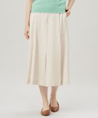 【自由区/JIYU-KU】の【セットアップ対応・接触冷感・洗える】リネンライクシンセティックキュロット パンツ フラックス|ID: prp329100004869855 ipo3291000000036294927