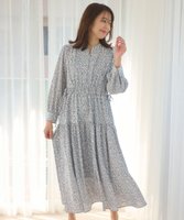 【フェルゥ/Feroux】の【洗える】フラワープリントドロスト ワンピース 人気、トレンドファッション・服の通販 founy(ファニー) ファッション Fashion レディースファッション Fashion for Women ワンピース Dresses スリット Slit, Slit Detail フラワー Flower, Floral プリント Print, Printed Pattern 人気 Popular, Best Seller 夏 Summer 春 Spring S/S・春夏 SS, Spring/Summer, Warm Season 洗える Machine Washable 防寒 Cold Protection, Winter-Ready |ID:prp329100004869862