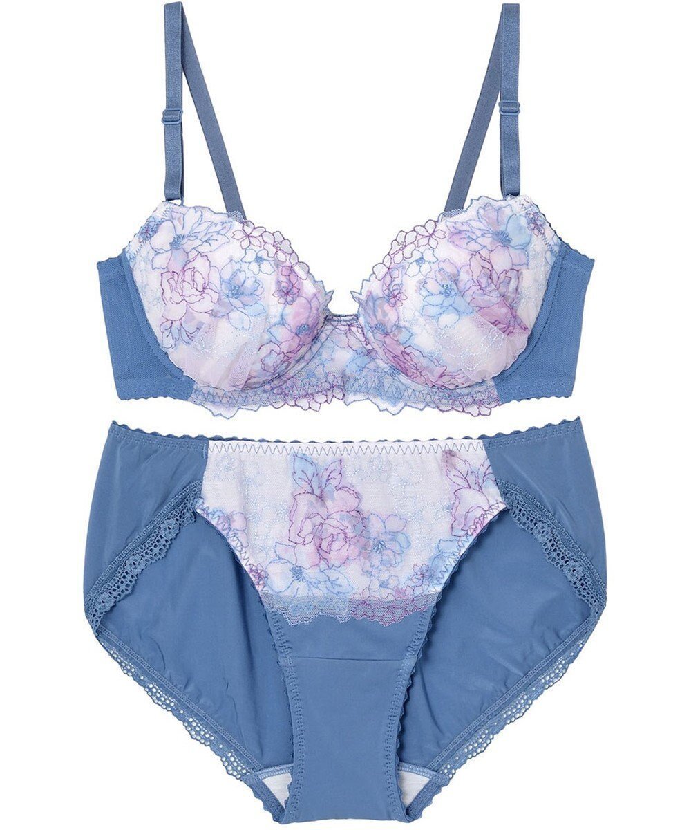 【ウィング/Wing】のWEB限定 ブラ&ショーツセット 快適なつけごこち はきこみ丈あさめ ウイング/ワコール CB3712 インテリア・キッズ・メンズ・レディースファッション・服の通販 founy(ファニー) 　ファッション　Fashion　レディースファッション　Fashion for Women　アンダー　Underwear Essentials　ショーツ　Shorts, Short Pants　フィット　Fit, Slim Fit　ブラジャー　Bra, Lingerie　レース　Lace, Lace Fabric　ブルー|ID: prp329100004869867 ipo3291000000036294995