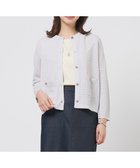 【ジェイ プレス/J.PRESS】のPaper Blend Summer ニット ジャケット ライトグレー系|ID: prp329100004869870 ipo3291000000036295020