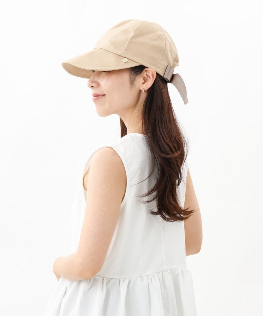 【アウロラ/AURORA】の【 LANVIN en Bleu (ランバン オン ブルー)】リネンキャスケットキャップ インテリア・キッズ・メンズ・レディースファッション・服の通販 founy(ファニー) 　ファッション　Fashion　レディースファッション　Fashion for Women　キャップ&ハット　Hats & Caps　キャップ　Cap, Baseball Cap　シンプル　Simple, Minimal　帽子　Hat, Headwear　抗菌　Antibacterial, Bacteria-Resistant　ベージュ|ID: prp329100004869872 ipo3291000000036295030