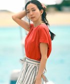 【23区/NIJYUSANKU】の【洗える】スムースデザイン フォルム カットソー 人気、トレンドファッション・服の通販 founy(ファニー) ファッション Fashion レディースファッション Fashion for Women トップス・カットソー Cut & Sew Tops シャツ・ブラウス・オフィスカジュアル Elegant Blouses & Button-Ups ロングTシャツ・Tシャツ Longline T-Shirts & Tees カットソー・ベーシックTシャツ Cut-and-Sewn Tops / Stretch Tees & Basics イエロー Yellow オレンジ Orange 春 Spring 洗える Machine Washable カットソー Cut and Sewn Top コンビ Combo, Combination Style シルケット Silket, Silky Cotton スリット Slit, Slit Detail ツイスト Tweed, Tweed Fabric トリミング Trimming, Decorative Edge 定番 Standard, Basic Item バランス Balance, Style Balance フォルム Silhouette, Form S/S・春夏 SS, Spring/Summer, Warm Season 夏 Summer 2024年 2024 2024春夏・S/S Spring/Summer 2024 SS24 エレガント 上品 Elegant thumbnail オレンジ系|ID: prp329100004869874 ipo3291000000036295035