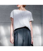 【23区/NIJYUSANKU】の【洗える】スムースデザイン フォルム カットソー 人気、トレンドファッション・服の通販 founy(ファニー) ファッション Fashion レディースファッション Fashion for Women トップス・カットソー Cut & Sew Tops シャツ・ブラウス・オフィスカジュアル Elegant Blouses & Button-Ups ロングTシャツ・Tシャツ Longline T-Shirts & Tees カットソー・ベーシックTシャツ Cut-and-Sewn Tops / Stretch Tees & Basics イエロー Yellow オレンジ Orange 春 Spring 洗える Machine Washable カットソー Cut and Sewn Top コンビ Combo, Combination Style シルケット Silket, Silky Cotton スリット Slit, Slit Detail ツイスト Tweed, Tweed Fabric トリミング Trimming, Decorative Edge 定番 Standard, Basic Item バランス Balance, Style Balance フォルム Silhouette, Form S/S・春夏 SS, Spring/Summer, Warm Season 夏 Summer 2024年 2024 2024春夏・S/S Spring/Summer 2024 SS24 エレガント 上品 Elegant thumbnail ベージュ系|ID: prp329100004869874 ipo3291000000036295036