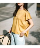 【23区/NIJYUSANKU】の【洗える】スムースデザイン フォルム カットソー 人気、トレンドファッション・服の通販 founy(ファニー) ファッション Fashion レディースファッション Fashion for Women トップス・カットソー Cut & Sew Tops シャツ・ブラウス・オフィスカジュアル Elegant Blouses & Button-Ups ロングTシャツ・Tシャツ Longline T-Shirts & Tees カットソー・ベーシックTシャツ Cut-and-Sewn Tops / Stretch Tees & Basics イエロー Yellow オレンジ Orange 春 Spring 洗える Machine Washable カットソー Cut and Sewn Top コンビ Combo, Combination Style シルケット Silket, Silky Cotton スリット Slit, Slit Detail ツイスト Tweed, Tweed Fabric トリミング Trimming, Decorative Edge 定番 Standard, Basic Item バランス Balance, Style Balance フォルム Silhouette, Form S/S・春夏 SS, Spring/Summer, Warm Season 夏 Summer 2024年 2024 2024春夏・S/S Spring/Summer 2024 SS24 エレガント 上品 Elegant thumbnail イエロー系|ID: prp329100004869874 ipo3291000000036295039