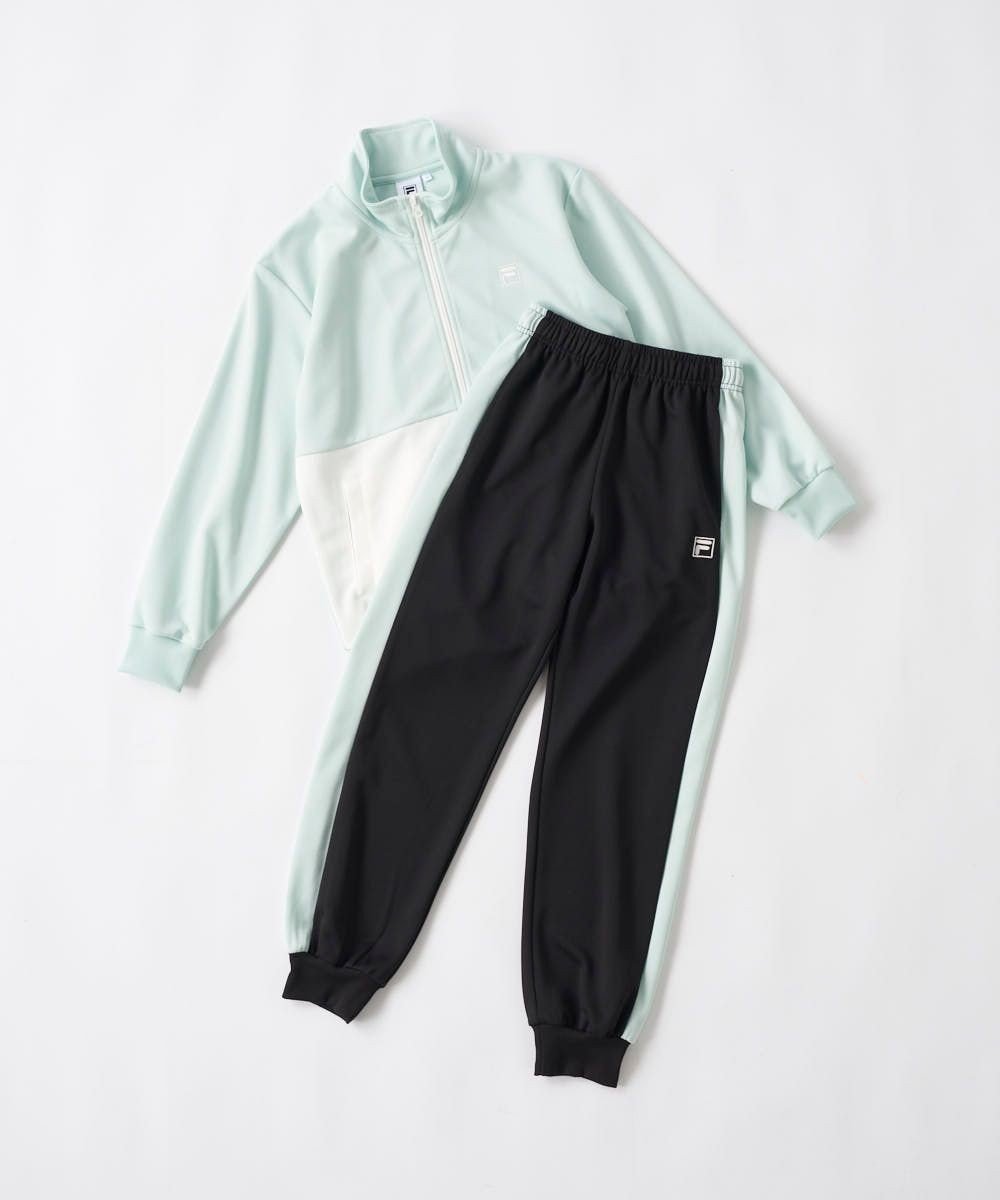 【その他のブランド/Other】の【FILA】ジャージセットアップ インテリア・キッズ・メンズ・レディースファッション・服の通販 founy(ファニー) 　ファッション　Fashion　キッズファッション　Fashion for Kids　イタリア　Italy　スポーツ　Sports, Activewear　スーツ　Suit, Formalwear　セットアップ　Set-Up, Coordinated Outfit　夏　Summer　定番　Standard, Basic Item　春　Spring　S/S・春夏　SS, Spring/Summer, Warm Season　ミント|ID: prp329100004869875 ipo3291000000036295046