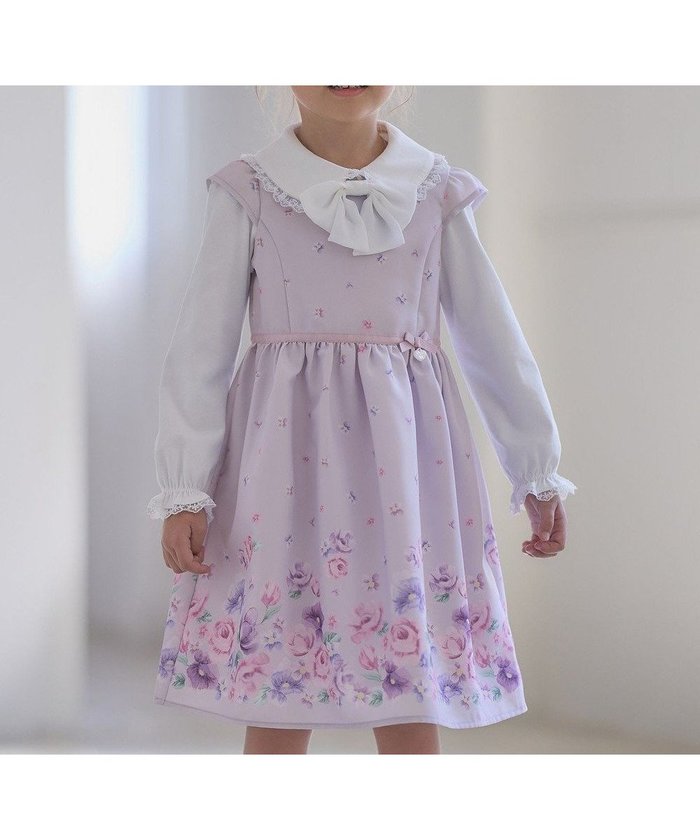 【エニィ/ANY / KIDS】のフラワー プリント ワンピース インテリア・キッズ・メンズ・レディースファッション・服の通販 founy(ファニー) https://founy.com/ ファッション Fashion キッズファッション Fashion for Kids ワンピース Dresses おすすめ Recommended / Our Picks ギャザー Gathered, Ruffled セレモニー Ceremony フェミニン Feminine, Girly フラワー Flower, Floral プリント Print, Printed Pattern リボン Ribbon, Bow エレガント 上品 Elegant 入学式 Entrance Ceremony 切替 Switching, Contrast Panel 夏 Summer 春 Spring S/S・春夏 SS, Spring/Summer, Warm Season 洗える Machine Washable 結婚式 Wedding |ID: prp329100004869884 ipo3291000000036295071