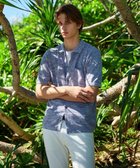 【ジョセフ アブード/JOSEPH ABBOUD / MEN】の【イタリア糸使用/軽い/洗える/サスティナブル】スラブギマ ニット シャツ サックスブルー系|ID: prp329100004869906 ipo3291000000036295143