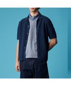 【ジョセフ アブード/JOSEPH ABBOUD / MEN】の【イタリア糸使用/軽い/洗える/サスティナブル】スラブギマ ニット シャツ ネイビー系|ID: prp329100004869906 ipo3291000000036295144