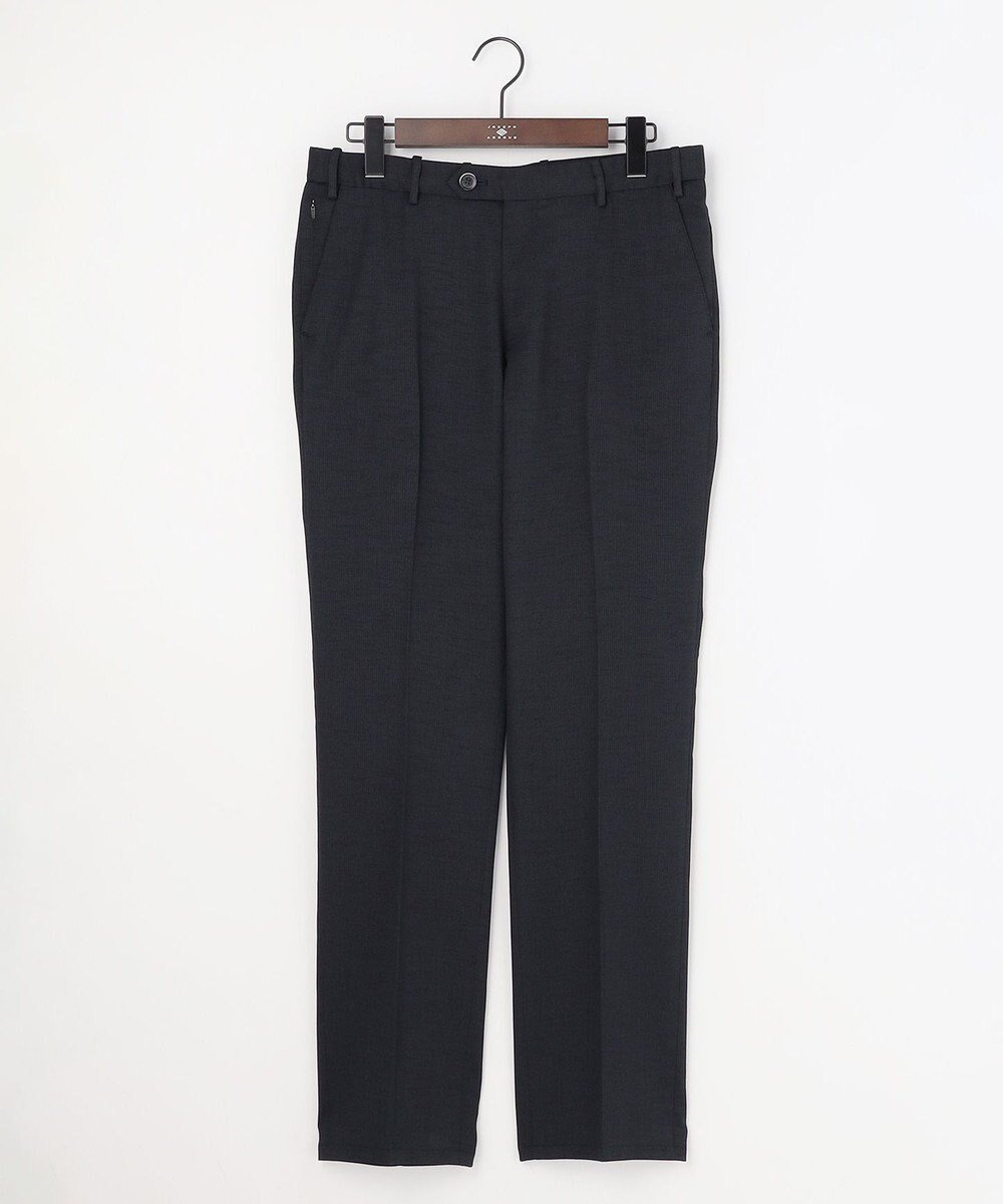 【ジョセフ アブード/JOSEPH ABBOUD / MEN】の【ウエストも伸びる!/清涼/軽量/ストレッチ】クールピケストレッチ パンツ インテリア・キッズ・メンズ・レディースファッション・服の通販 founy(ファニー) 　ファッション　Fashion　メンズファッション　Fashion for Men　ボトムス　Bottoms　春　Spring　洗える　Machine Washable　軽量　Lightweight, Ultra Light　ストレッチ　Stretch, Stretchy Fabric　スラックス　Slacks, Dress Pants　プリント　Print, Printed Pattern　ミックス　Mix, Mixed Style　S/S・春夏　SS, Spring/Summer, Warm Season　おすすめ　Recommended / Our Picks　夏　Summer　エレガント 上品　Elegant　ビジネス 仕事 通勤　Business / Work / Commuting　ネイビー系|ID: prp329100004869909 ipo3291000000036295159
