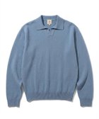 【ジェイ プレス/J.PRESS / MEN】のミックスブークレ スキッパーポロシャツ サックスブルー系|ID: prp329100004869910 ipo3291000000036295163