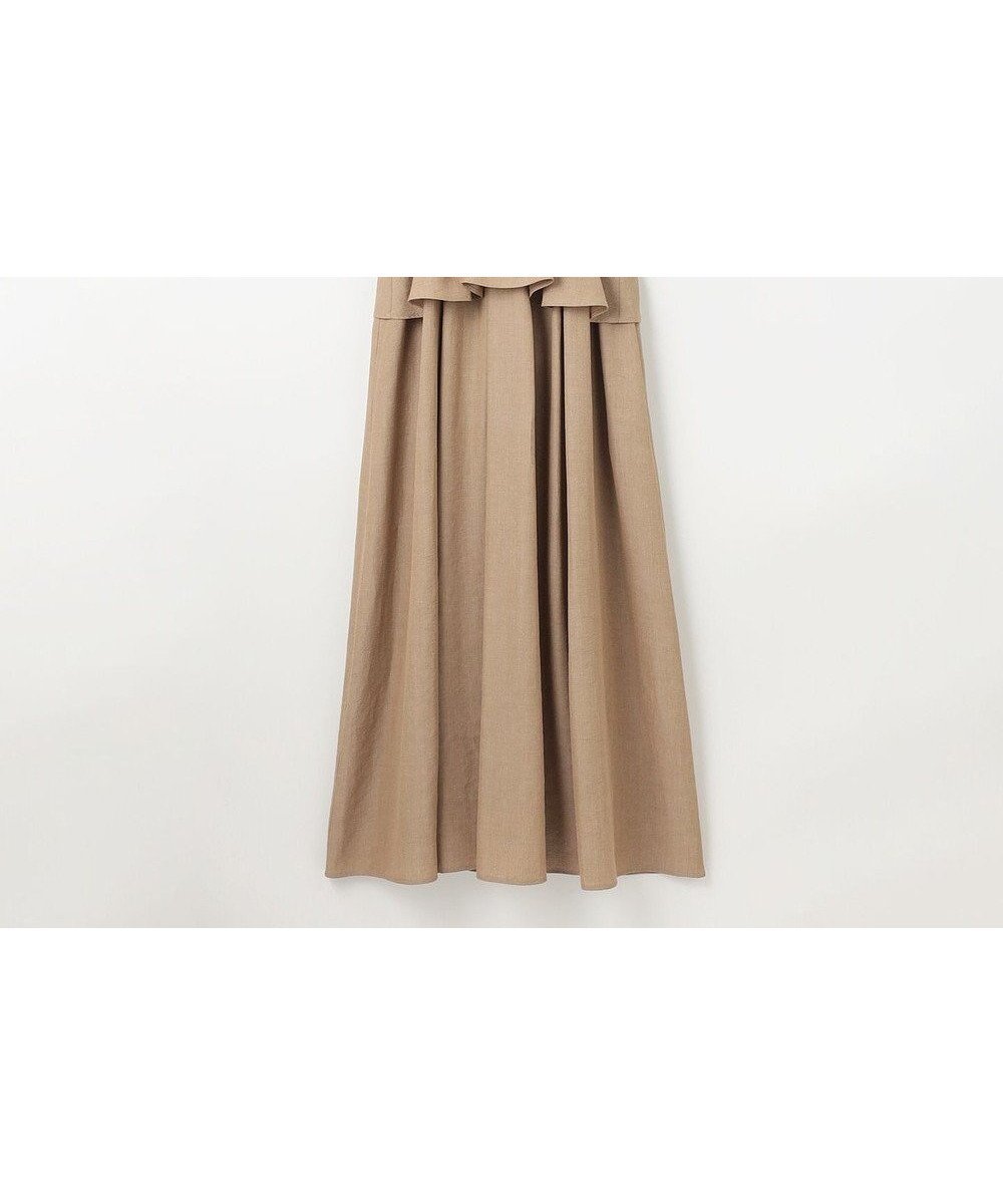 【23区/NIJYUSANKU】の【GOLD LABEL】ナチュラルシャンブレー ワンピース インテリア・キッズ・メンズ・レディースファッション・服の通販 founy(ファニー) 　ファッション　Fashion　レディースファッション　Fashion for Women　ワンピース　Dresses　エレガント 上品　Elegant　春　Spring　秋　Autumn　カシュクール　Wrap Design　シャンブレー　Chambray, Denim-Like Fabric　シンプル　Simple, Minimal　ジャケット　Jacket, Outerwear　スリーブ　Sleeve, Long Sleeve / Short Sleeve　タンブラー　Tumbler, Travel Mug　フォルム　Silhouette, Form　フリル　Frill, Ruffle　フレンチ　French, French Style　リュクス　Luxury, Elegant, High-End, Chic　S/S・春夏　SS, Spring/Summer, Warm Season　おすすめ　Recommended / Our Picks　夏　Summer　2025年　2025　2025春夏・S/S　Spring/Summer 2025 SS25　ベージュ系|ID: prp329100004869917 ipo3291000000036295207