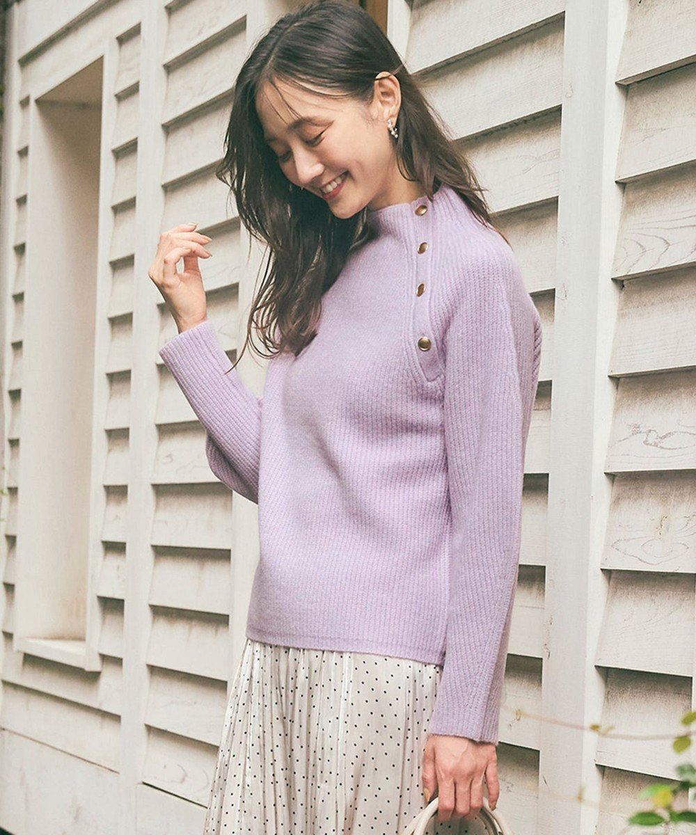 【エニィ スィス/any SiS】の【洗える】ボトルネックボタンポイントAir ニット 人気、トレンドファッション・服の通販 founy(ファニー) ファッション Fashion レディースファッション Fashion for Women トップス・カットソー Cut & Sew Tops ニット Knit Tops & Sweaters セーター Sweater, Knitwear トレンド Trend, Trending Now ベーシック Basic, Essential ボトム Bottoms, Lower Wear 洗える Machine Washable A/W・秋冬 Autumn/Winter other-1|ID: prp329100004869918 ipo3291000000036295208