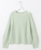 【エニィ スィス/any SiS】の【洗える】ボトルネックボタンポイントAir ニット ミント|ID: prp329100004869918 ipo3291000000036379760