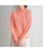 【エニィ スィス/any SiS】の【洗える】ボトルネックボタンポイントAir ニット オレンジ|ID: prp329100004869918 ipo3291000000036379765